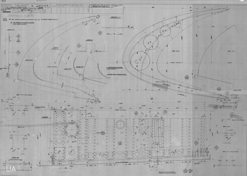 SM91 Ala : Frazione di bordo di appacco in corrispondenza della centina 4 ( destro )
